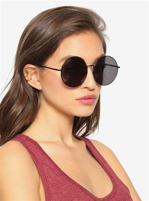 round shaped sunglasses for women.